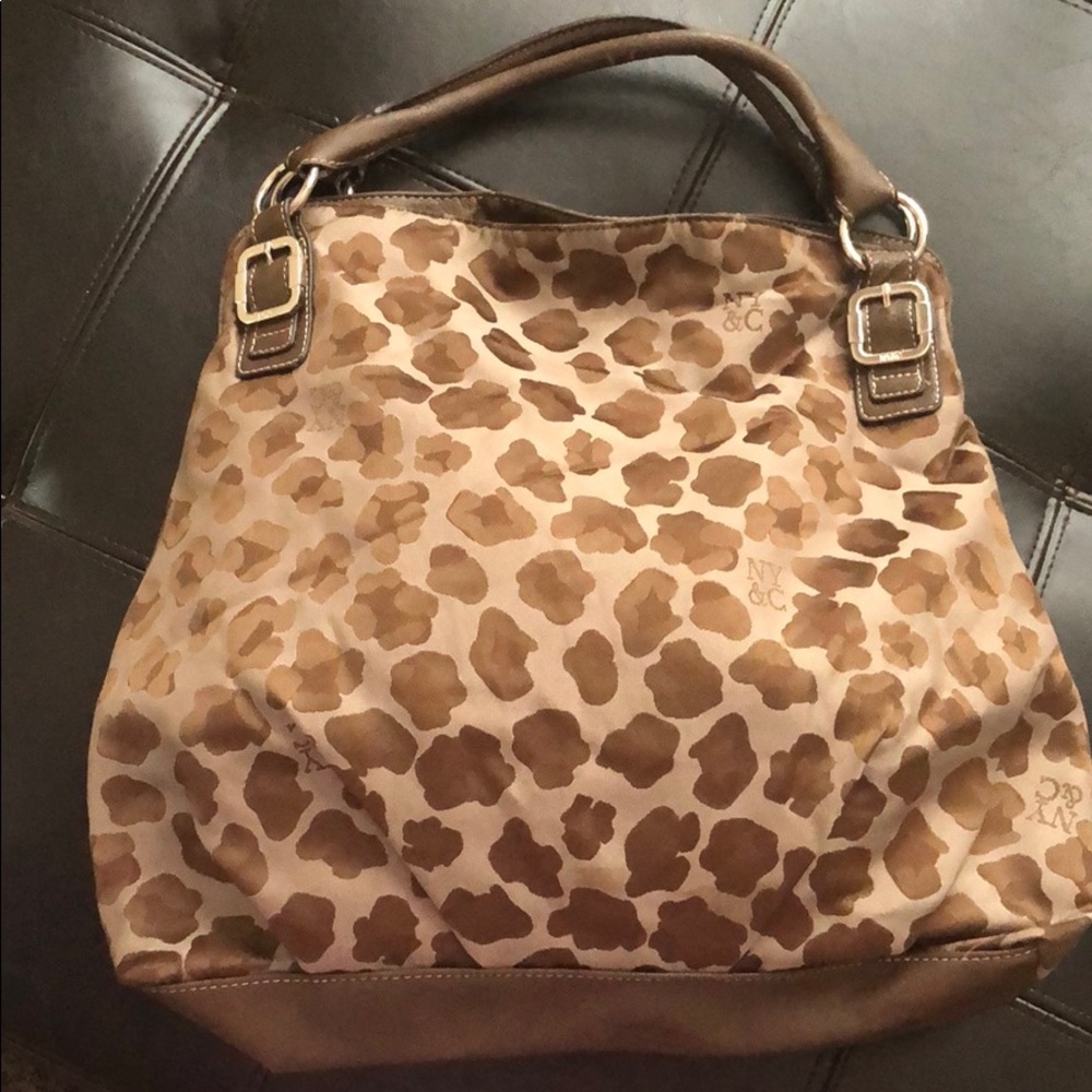 Brown hand bag
